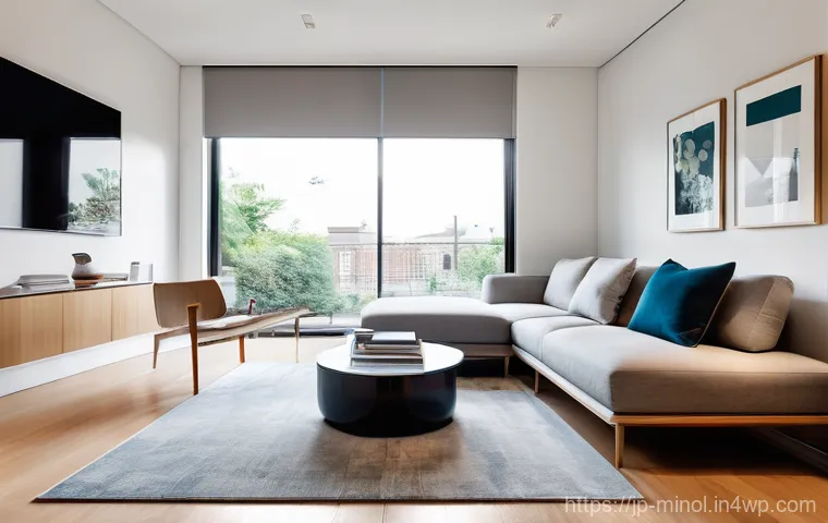 미니멀 인테리어와 세련된 디자인 - A serene and inviting living space designed with natural materials. The room features abundant warm,... 미니멀 인테리어와 세련된 디자인 - A serene and inviting living space designed with natural materials. The room features abundant warm,...